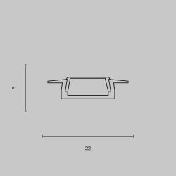 Профиль для ленты Maytoni ALM004S-2M