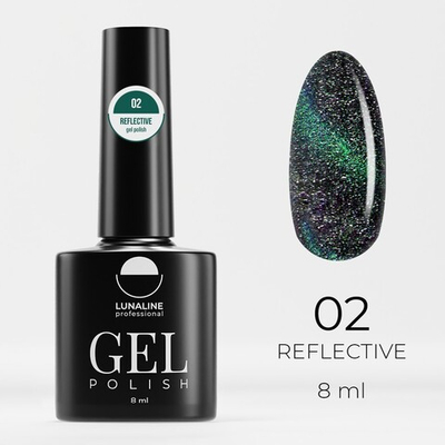 Гель-лак LunaLine Reflective Cat's Eye 02 8 мл