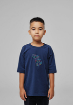 Футболка детская оверсайз KOK BORI DARK BLUE