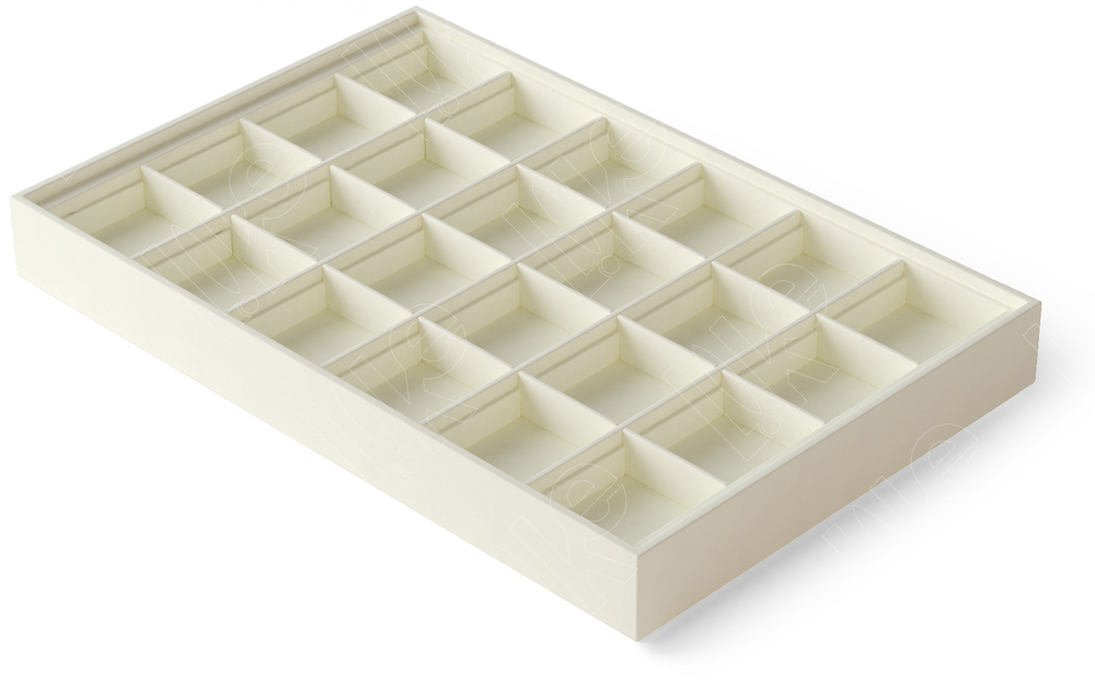 Планшет Альфа+/1 серия/приподнятое дно/24 ячееки 04 (48х48 мм.)