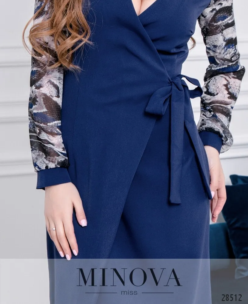 Платье 1120-синий Minova