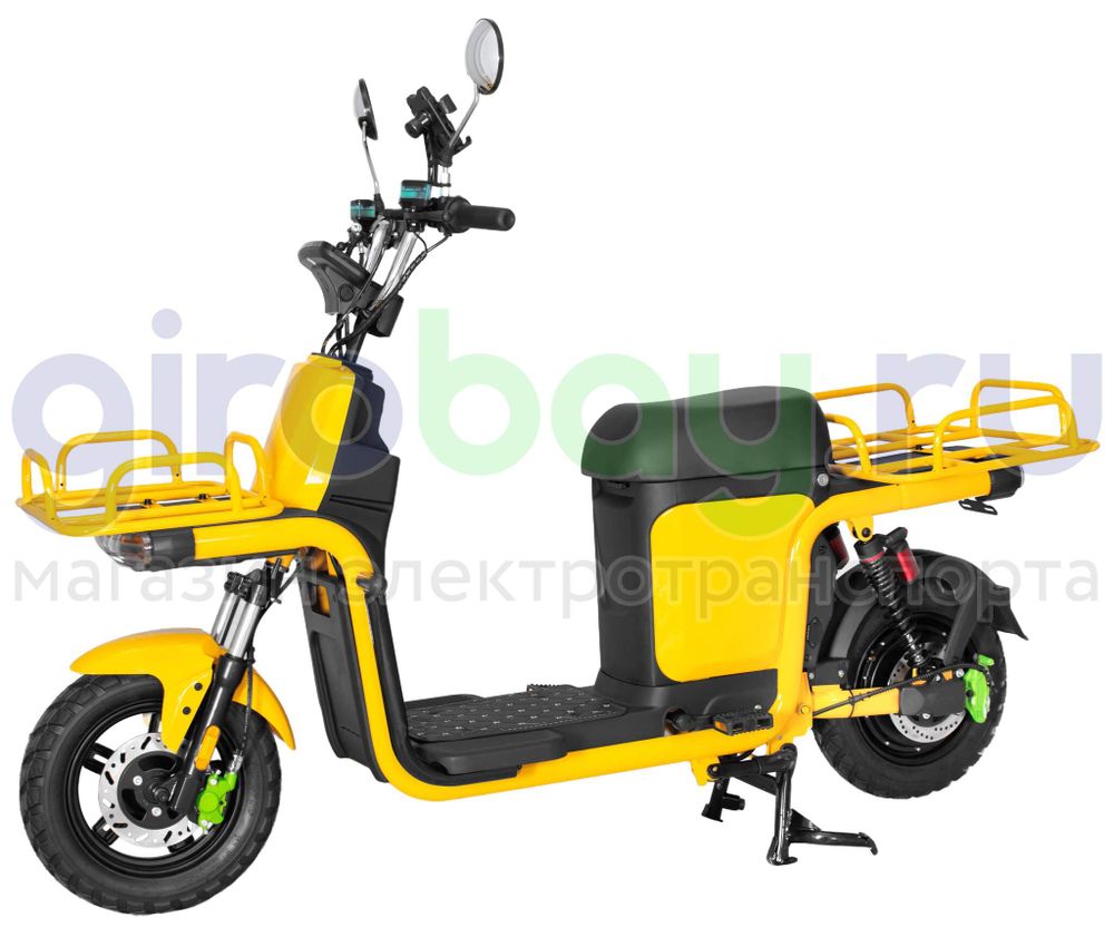 Электроскутер IKINGI XC-2 (60V/40Ah) - Желтый фото №1