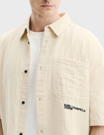 Рубашка KARL LAGERFELD JEANS Ss Crinkled Shirt