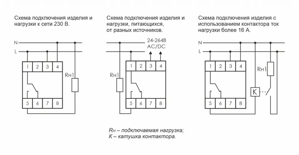 Реле времени астрономическое PCZ-525 24-264В AC/DC 16А 1 переключ. контакт IP20 1 канал