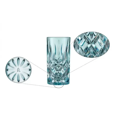 Набор стаканов высоких 2шт 395мл Nachtmann Noblesse Fresh Colors голубой