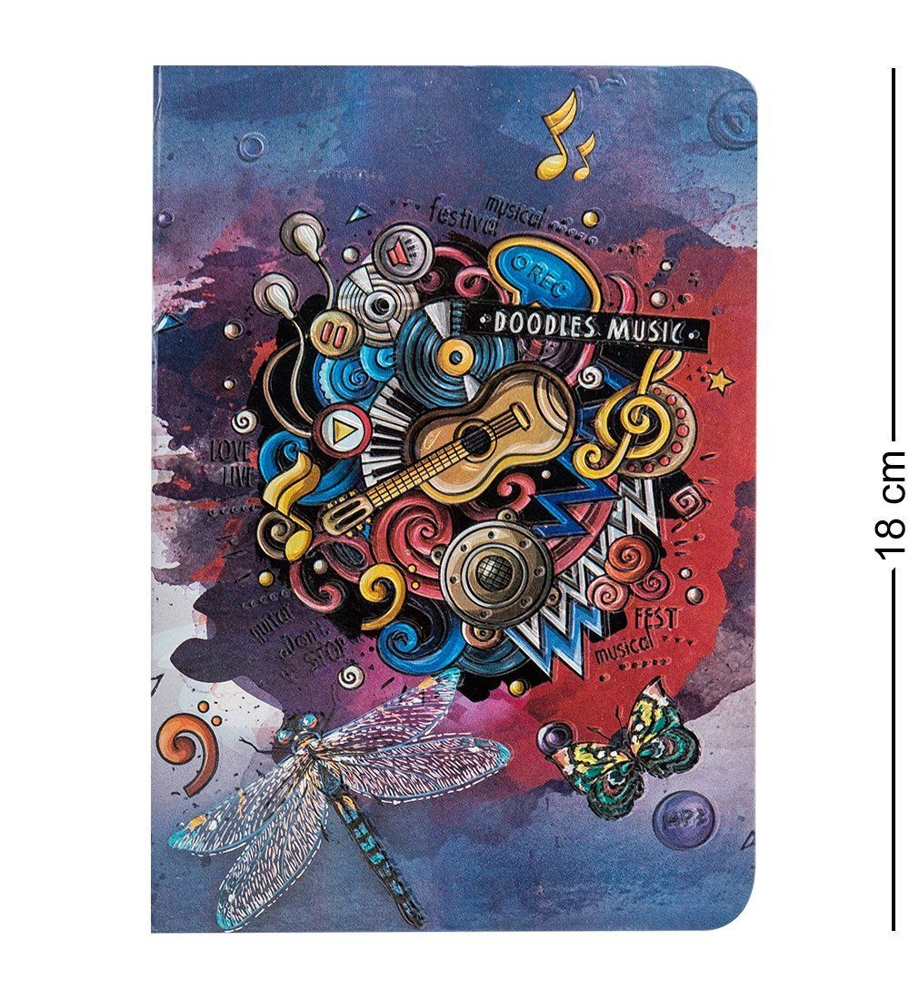 BM-05/1 Блокнот сред. «Звуки музыки» (3D твердая обложка)