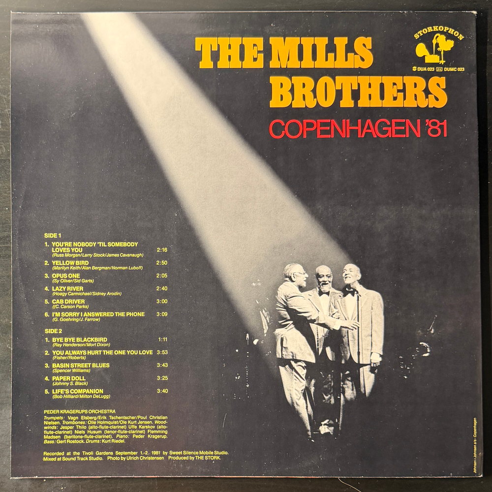 The Mills Brothers ‎– Copenhagen '81 (Дания 1981г.)