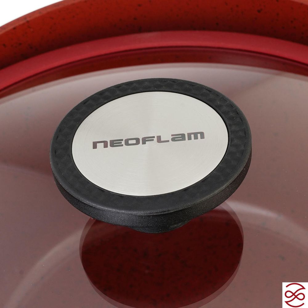 Кастрюля со стеклянной крышкой Neoflam De Chef 4,8 л, 24 см (индукция)