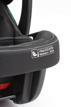 Коляска Carrello Vector 2025 CRL-6551 Ammonite AY329 Pro Absolute Black с базой Isofix 3 в 1 Ultimate Grey