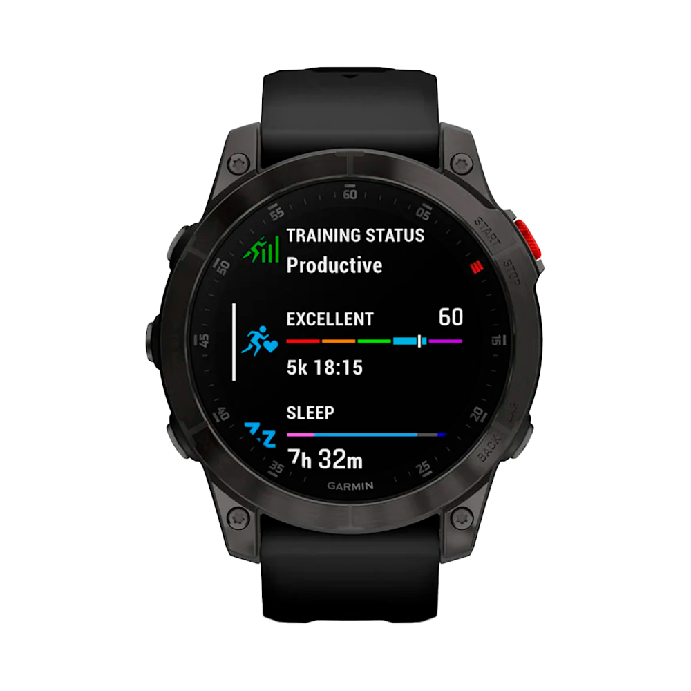 Умные часы Garmin Epix (Gen 2), 47mm, Sapphire Black Titanium (010-02582-11)