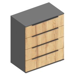 Комод с 4 ящиками МС "Стил"