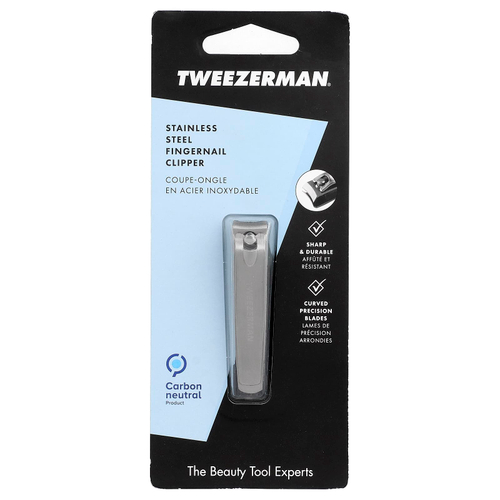Tweezerman, кусачки для ногтей из стали, 1 шт.