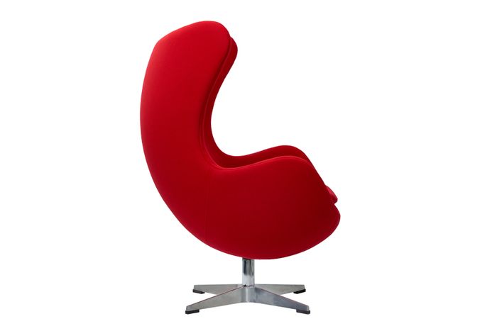 Кресло EGG CHAIR красный кашемир Bradex Home FR 0259