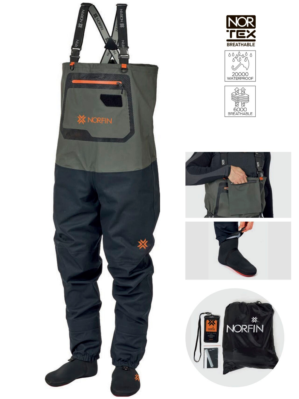 Полукомбинезон заброд. Norfin DEFENDER 02 р.M