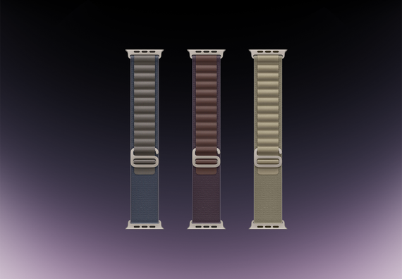 Часы Apple Watch Ultra 2 GPS + Cellular 49 мм, титановый корпус, ремешок Alpine Фиолетового цвета,размер M