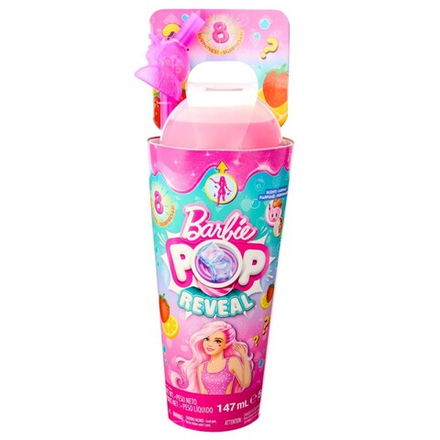 Анонс Barbie Pop - серия кукол «Клубничный лимонад» Fruity Juice HNW41 / артикул   HNW40 HNW41  / GTIN 194735151189