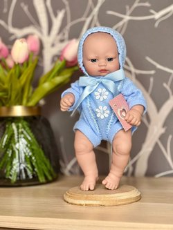 Кукла Berbesa виниловая 27см Recien Nacido  (2511K2)