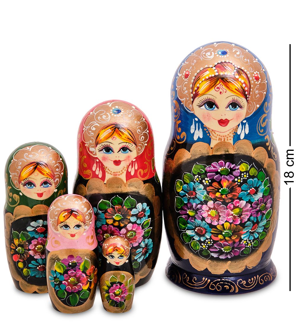 Народные промыслы МР-41/ 2-D Матрешка 5м «Алевтина»