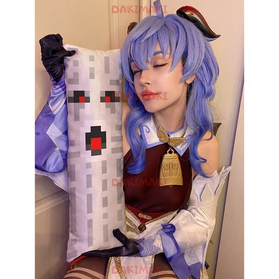 Мини дакимакура Гаст Майнкрафт | Minecraft арт. M1228, 60х20 см