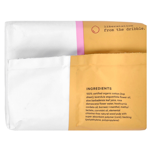 The Honey Pot Company, Ватные диски с крыльями на травах, органическое недержание в дневное время, 16 шт.