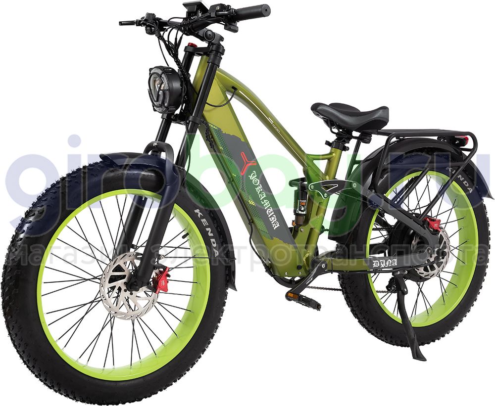 Электровелосипед Yokamura Dyna 2500W (52V/30Ah) - Military Green фото №1