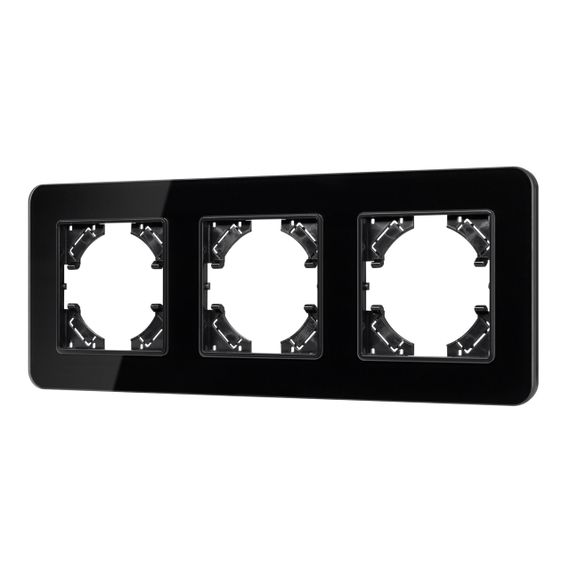 Рамка стеклянная FRM-OMALI-GS-3-BK Arlight 049697