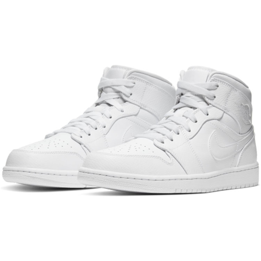 Кроссовки Air Jordan 1 Mid White 2020