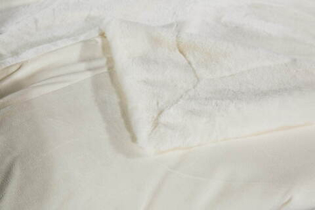 Плед 210х230 Sofi De MarkO Ричард молочный