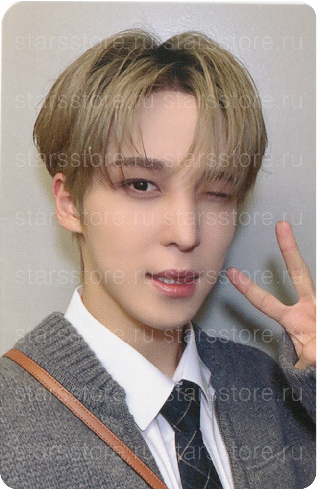 Фотокарта Yunho ATEEZ Golden Hour : Pt.2 (hello82 Berlin fansign)