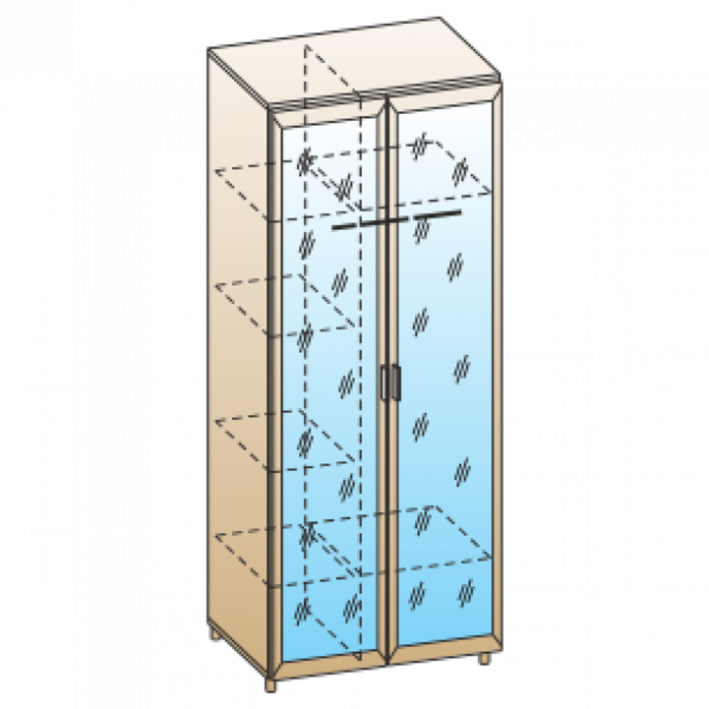 ШК-1009 Карина Шкаф для одежды и белья
