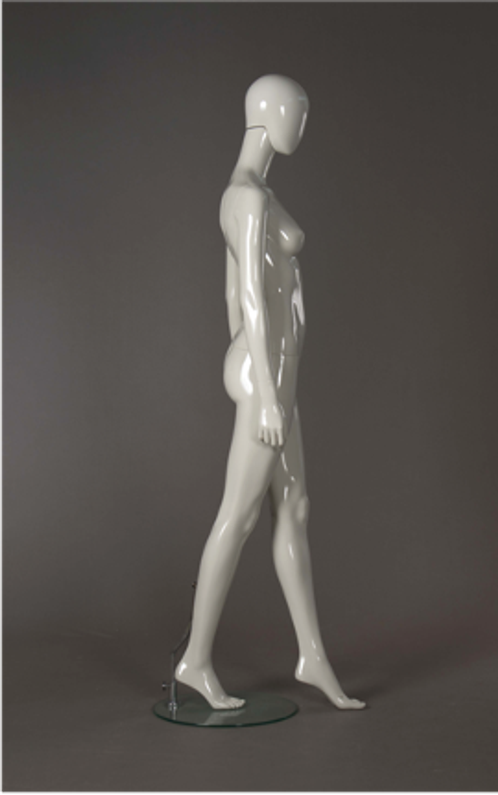 Женский абстрактный манекен Лима 5/Белый глянец
