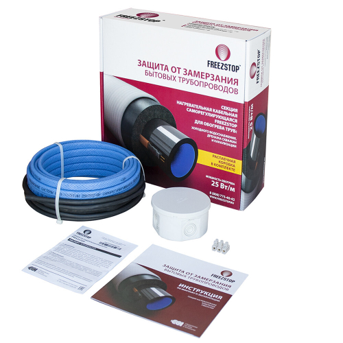 Секция нагревательная кабельная Freezstop - 25-5 на трубу