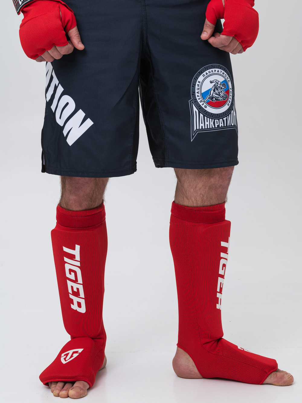 Защита голени и стопы TS Sport TIGER (красный)