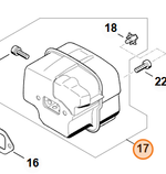 Шумоглушитель для бензопилы STIHL MS 361. арт.PJ36113PRO FARMERBOSS (STIHL 1135 140 0654)