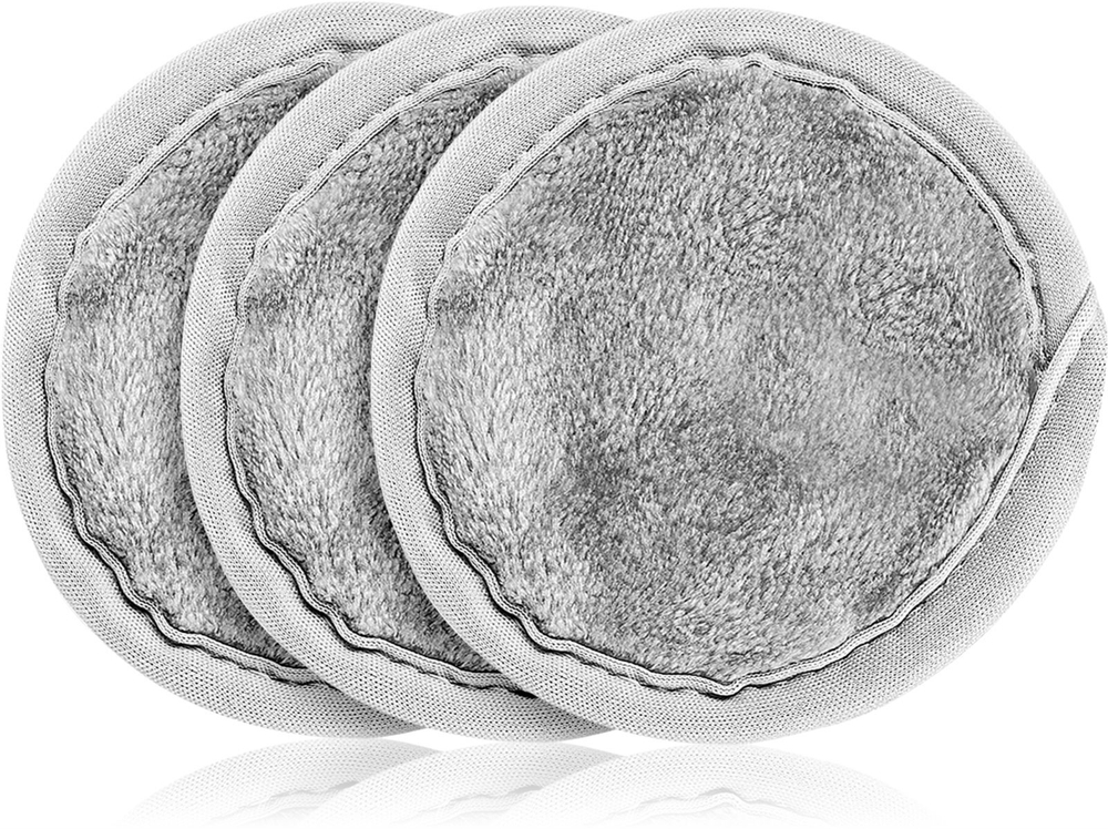 Notino Spa Collection Make-up removal pads - Многоразовые подушечки для снятия макияжа из микрофибры. /  Grey 3 szt.   / GTIN 3760275383662