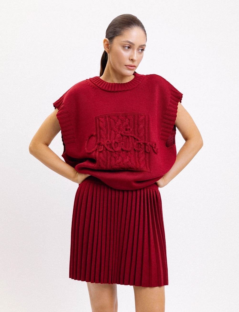 Юбка со складками