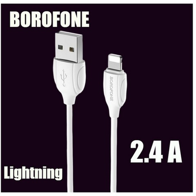 Кабель USB x Lightning 8Pin -1м. Borofone BX19 (2.4А)