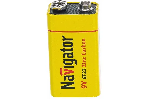 Батарейка Navigator 6F22 9V крона 26465