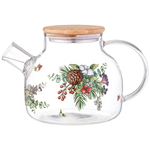 Чайник заварочный 1л "Celebration" с бамбуковой крышкой