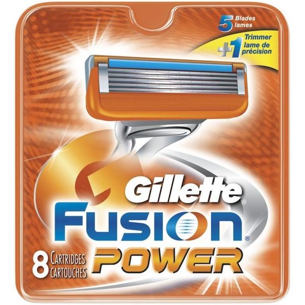 Gillette Fusion Power cменные кассеты (картриджи) для бритья