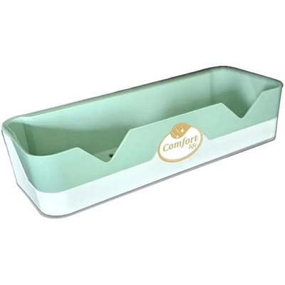 Полка многофункциональная прямая зел/бел