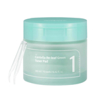 Успокаивающие тонер-пэды с центеллой numbuzin No.1 Centella Re-Leaf Green Toner Pad