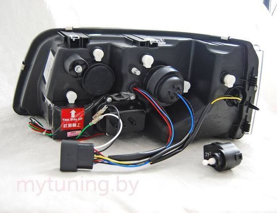 Передние фары VW T5 tru drl chrome