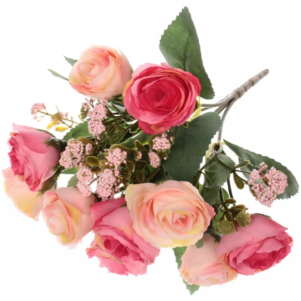 Искусственные цветы «Энерджи» 28см цвет розовый