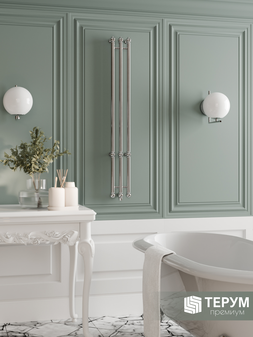 Полотенцесушитель Винтаж 3 120х16 хром