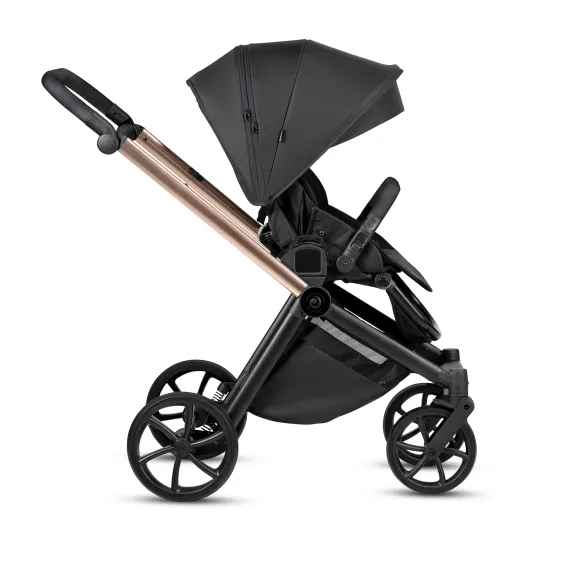 Коляска 2 в 1 Tutis Mio 3+ Black Edition Rose Gold