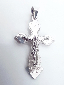 Крестик ювелирный "Эстерелла", серебро 925 пробы, родированный/ Ф