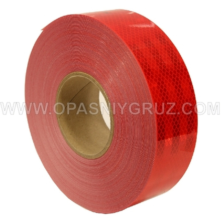 Светоотражающая лента красная 3М 104R 983 55 мм х 50 м