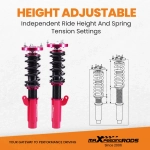 Maxpeedingrods Coilovers Coil Suspension Struts для автомобиля BMW E46 3 Series 1998-2005 lowering kit