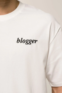 Футболка КУЛЬТУРА "BLOGGER", белый